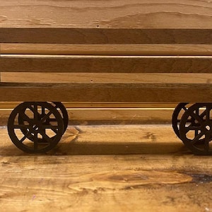 Interchangeable Farmhouse Wagon | Craft Project for Home Decor | Customizable Rustic Wagon