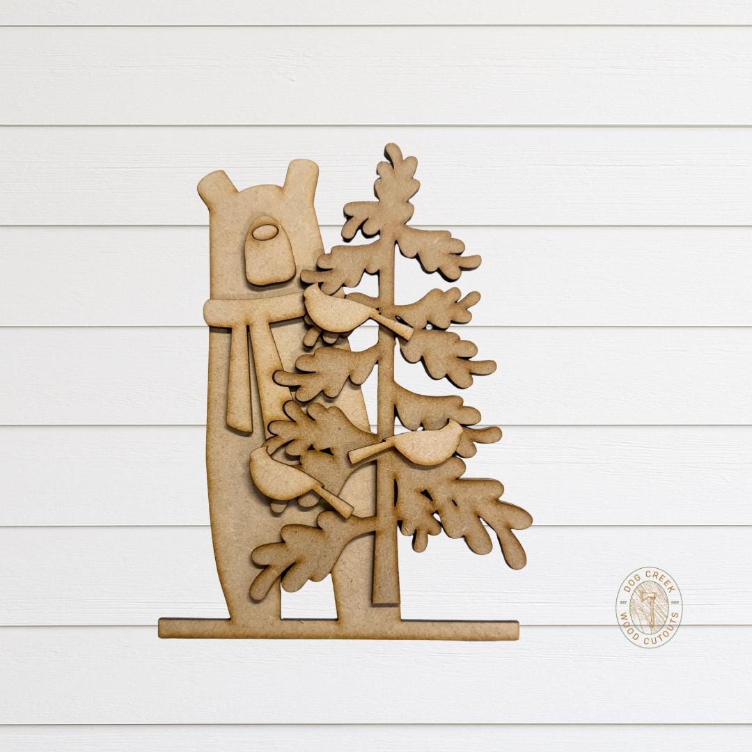 Shadow Box Insert Interchangeable Polar Bear Shadow Box Insert | Winter Cardinals Scene ...