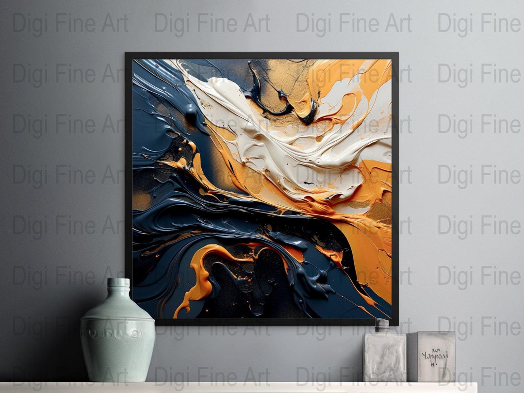 Black and Gold Wall Art, Prints, Digital Prints Download Etsy