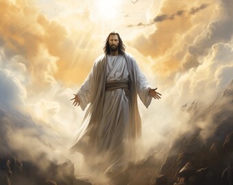 Divine Jesus Art: Immerse in the Mystical "Second Coming"
