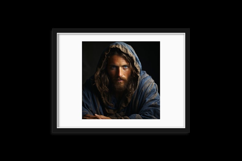 Jesus, Religious, Christian Art, Faith-inspired Biblical Jesus, Saviour Portraits, Christ 