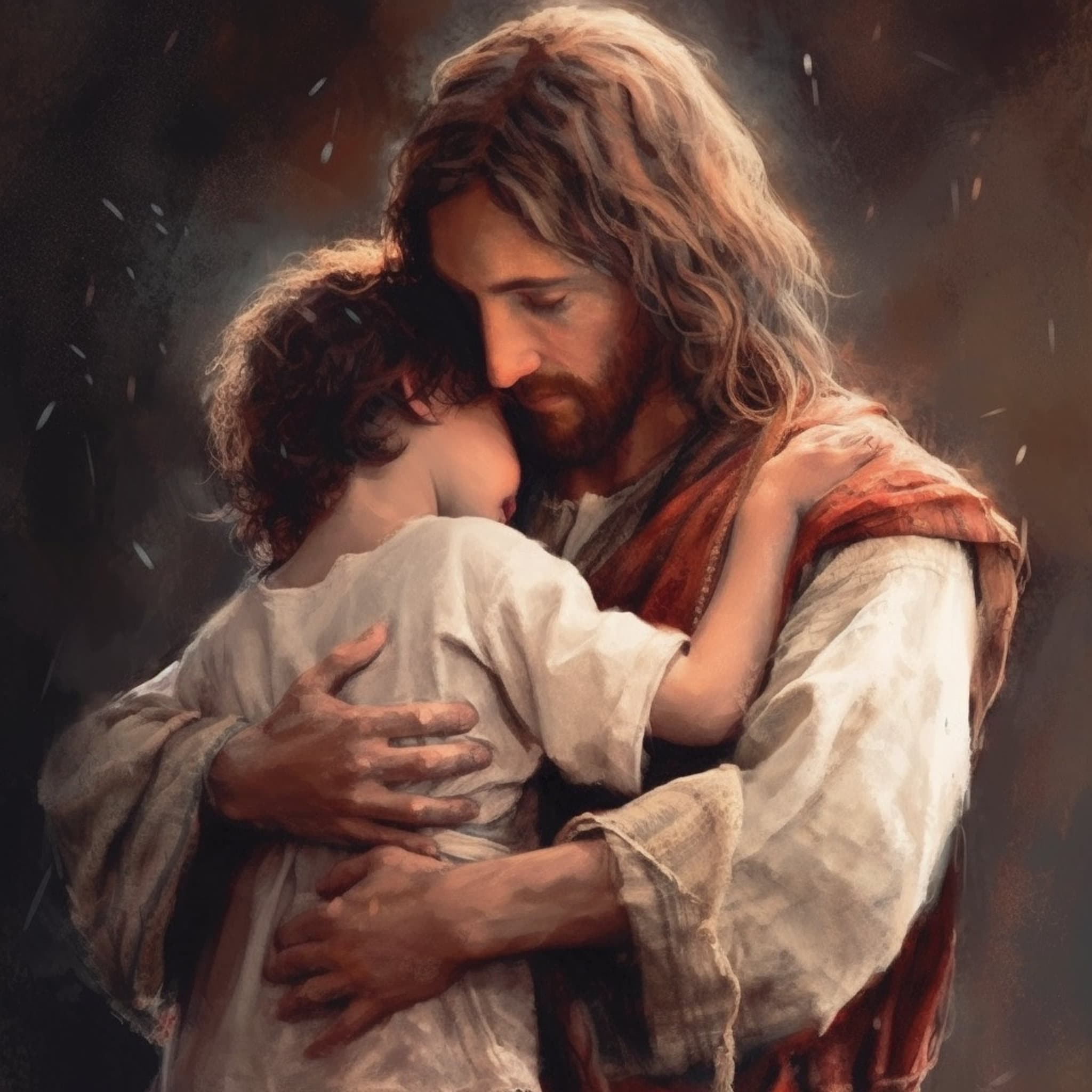 Jesus Christ Hugging Children Confopay jesus-christ-hugging-children-confopay