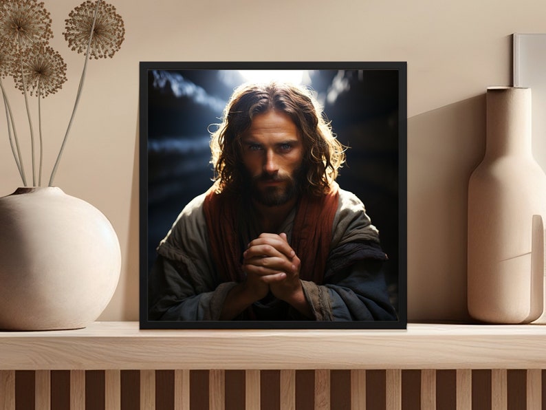 Jesus, Religious, Christian Art, Faith-inspired Biblical Jesus, Saviour Portraits, Christ 