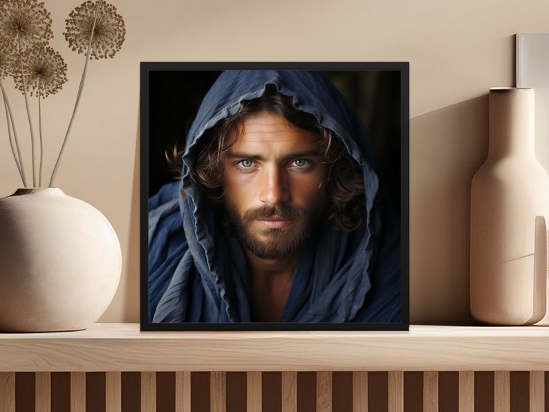 Jesus, Religious, Christian Art, Faith-inspired Biblical Jesus, Saviour Portraits, Christ 