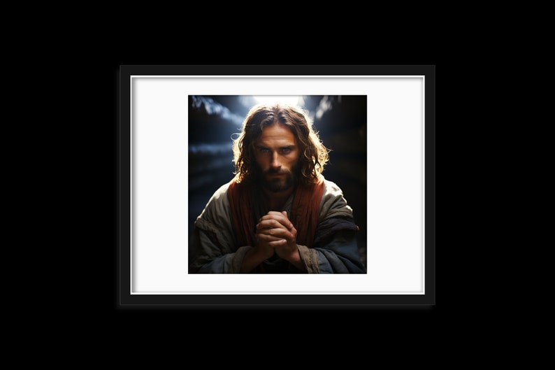Jesus, Religious, Christian Art, Faith-inspired Biblical Jesus, Saviour Portraits, Christ 