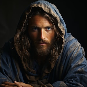 Jesus, Religious, Christian Art, Faith-inspired Biblical Jesus, Saviour Portraits, Christ 