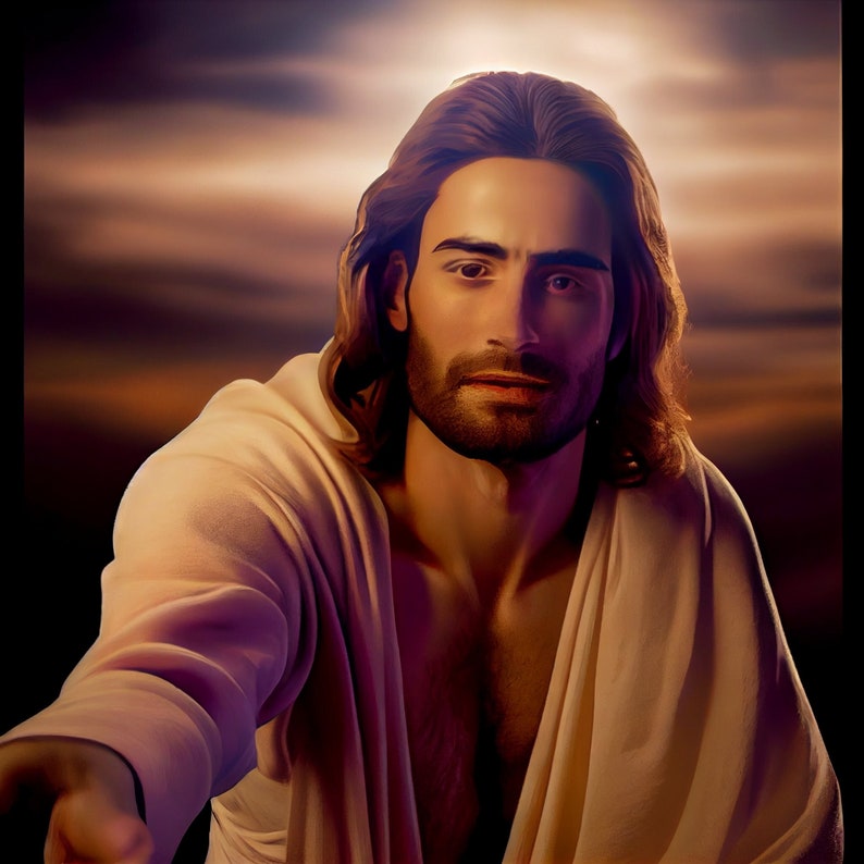 Jesus Christ Digital Print - Etsy