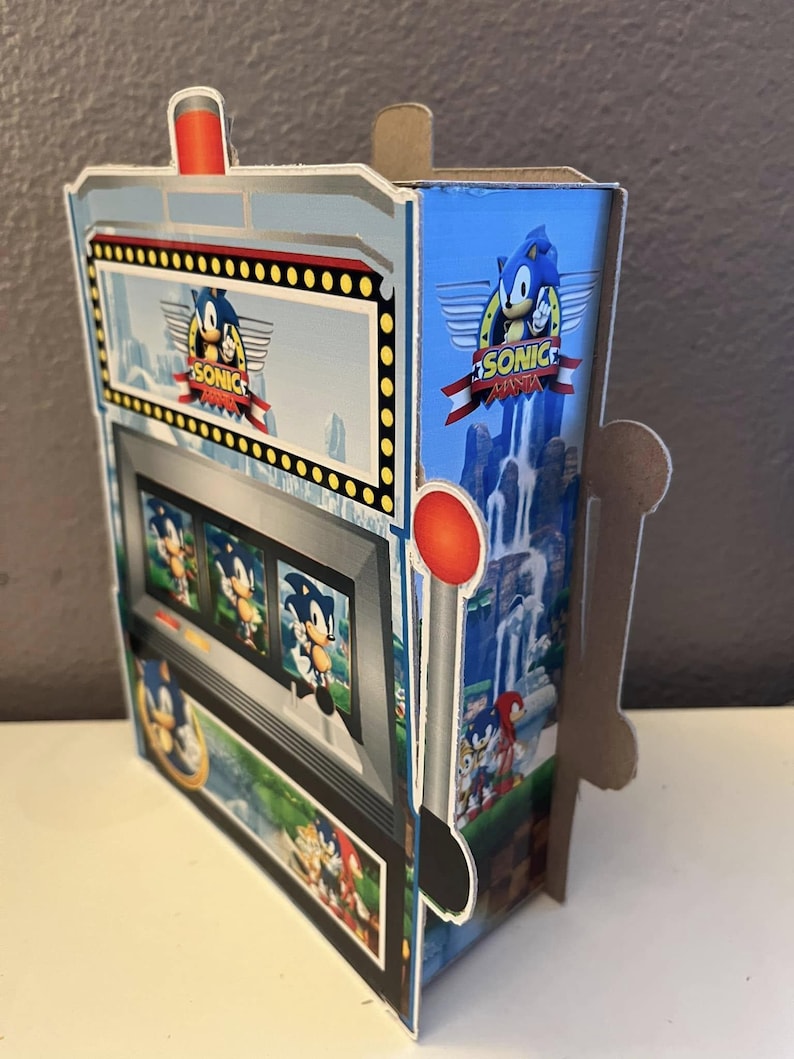 Slot Machine Box Template - Etsy
