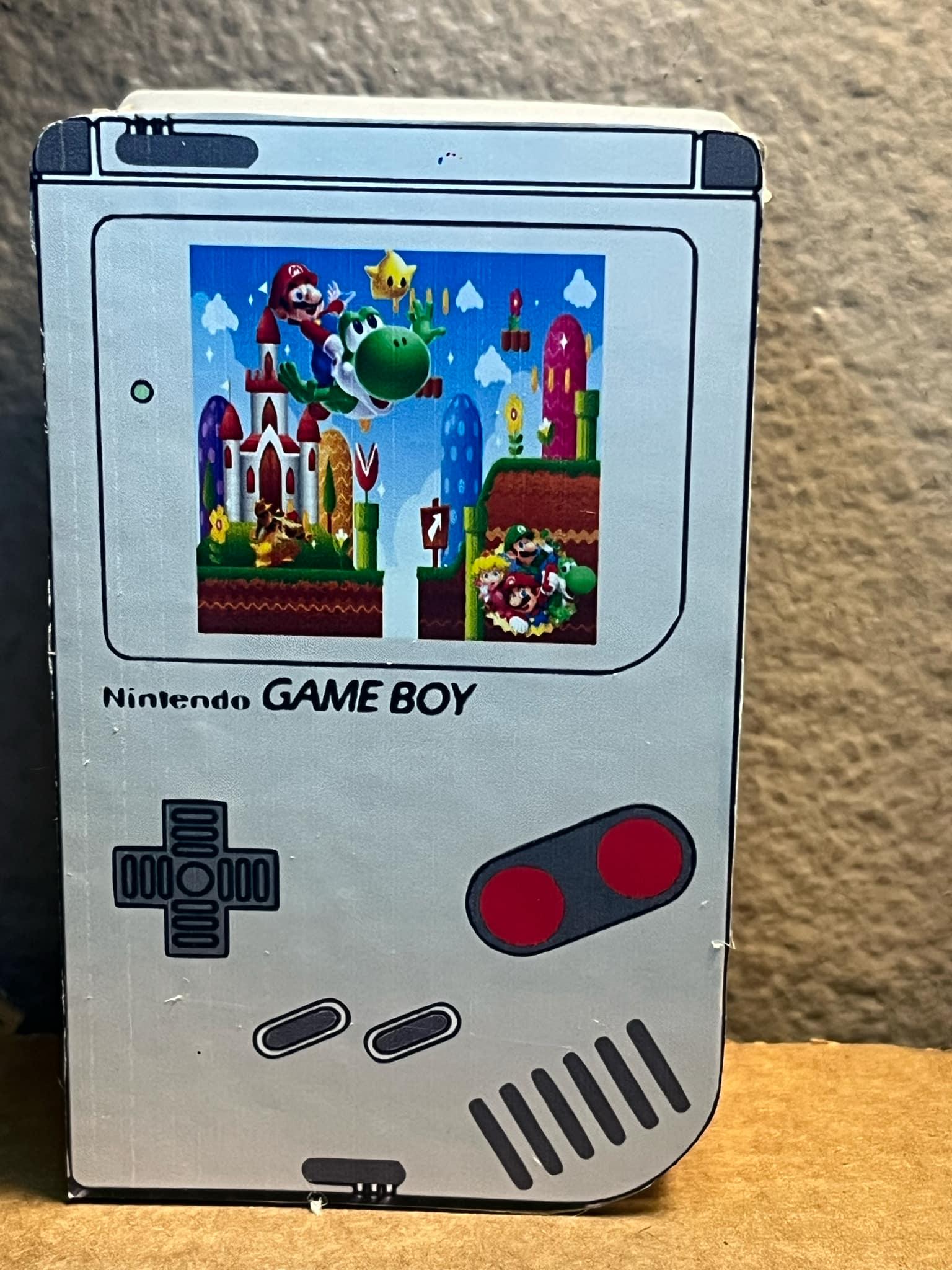 Szablon pudełka Gameboya