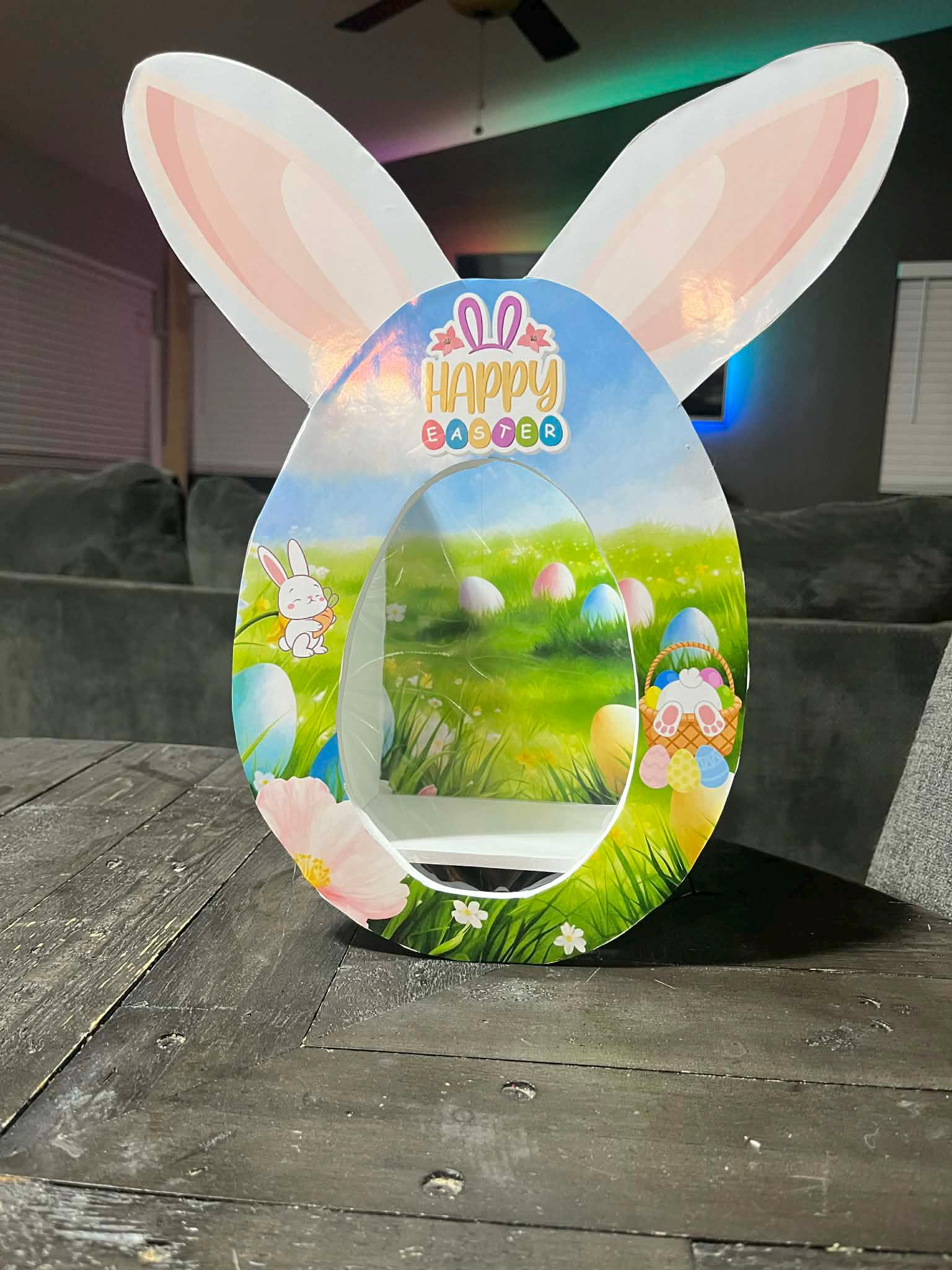 Easter Egg Box With Bunny Ears. Canva Drag and Drop - Etsy