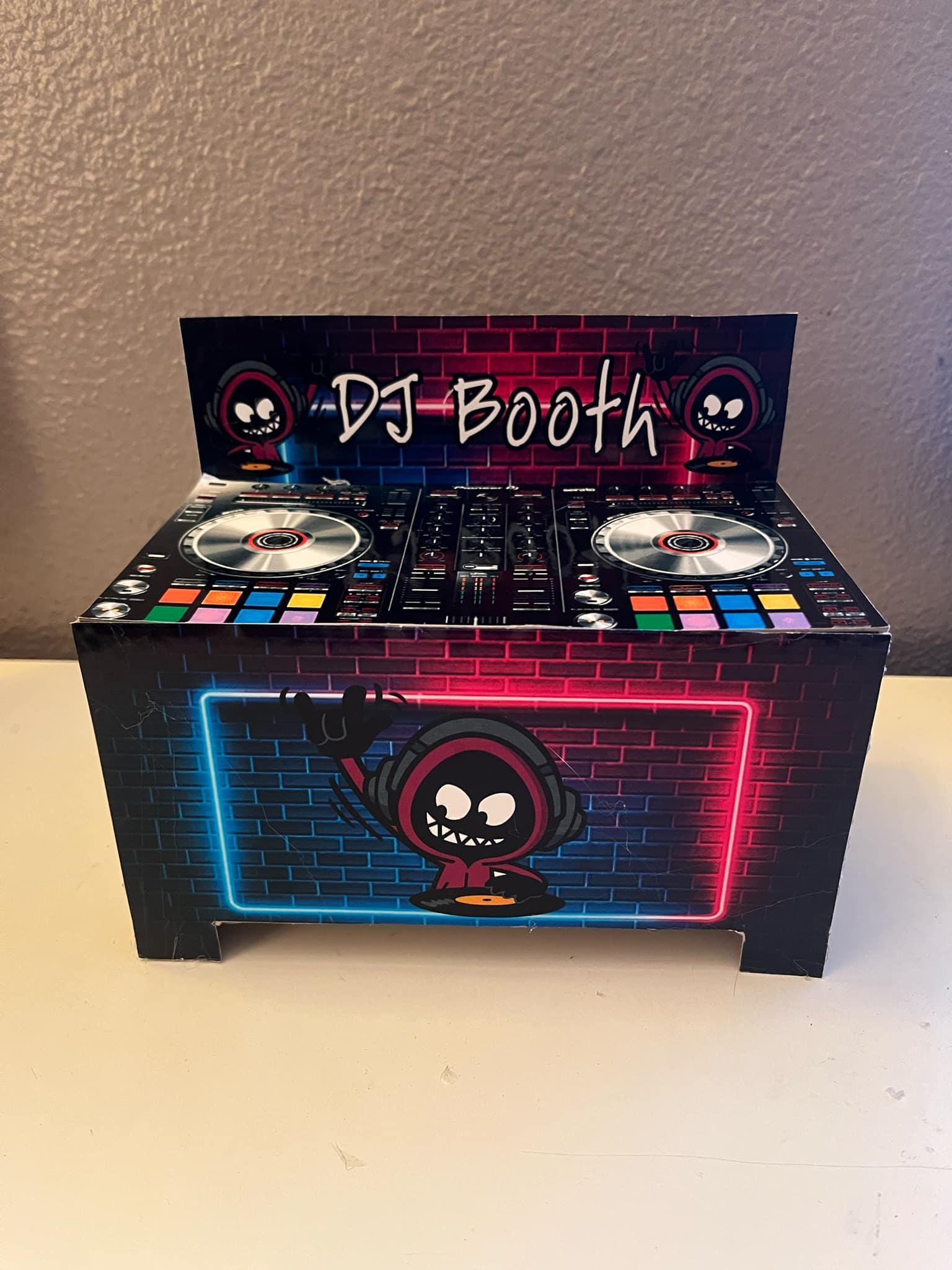 DJ Booth box template