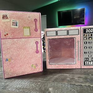 Microwave and Fridge box templates all sides