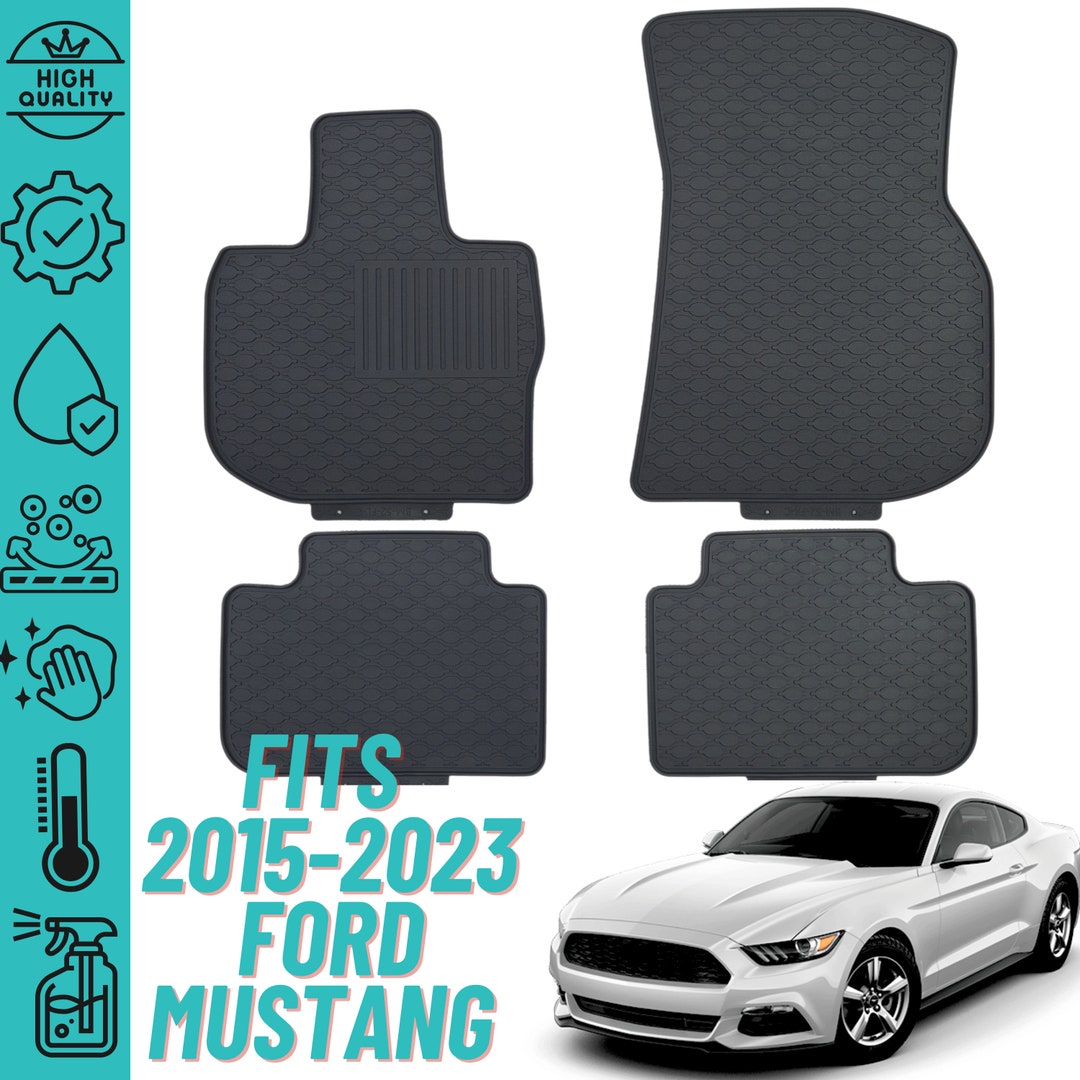 For 20152023 Ford Mustang Floor Mats Heavy Duty, Custom Fit, All
