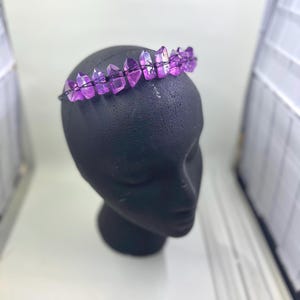 Purple and black crown