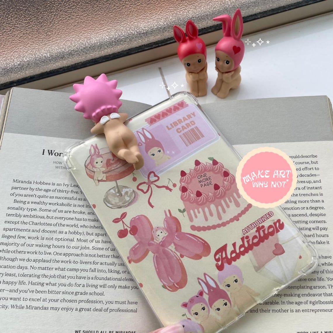Sonny Angel Inspired Kindle Insert DIGITAL - Printable Bookish Sticker ...