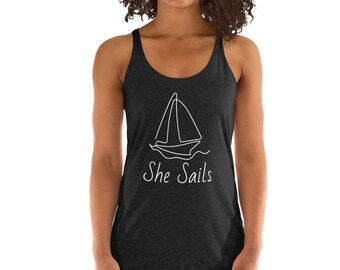 Camiseta sin mangas con espalda cruzada para mujer