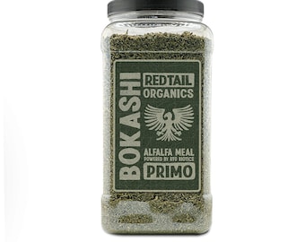 Redtail Organics Bokashi Primo with Alfalfa Meal: A Quick and Easy Way to Compost Food Waste and Give Your Soil A Nutrient-Rich Boost.