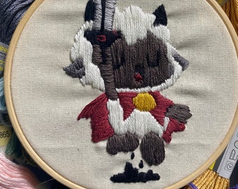 Bordado del culto al cordero