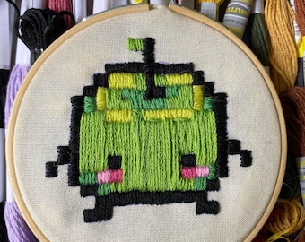 Grüner Junimo von Stardew Valley