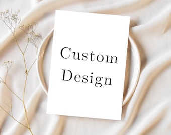 Invitación personalizada para cumpleaños, eventos, bodas, baby shower. Crea tu propia invitación. Diseño personalizado. Descarga digital.