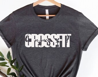 Camisa casual crossfit, camisa de gimnasio relajada, camiseta de entrenamiento divertida, camiseta de gimnasio unisex, linda camisa de fitness, camisa de gimnasio, camiseta deportiva para mujeres y hombres