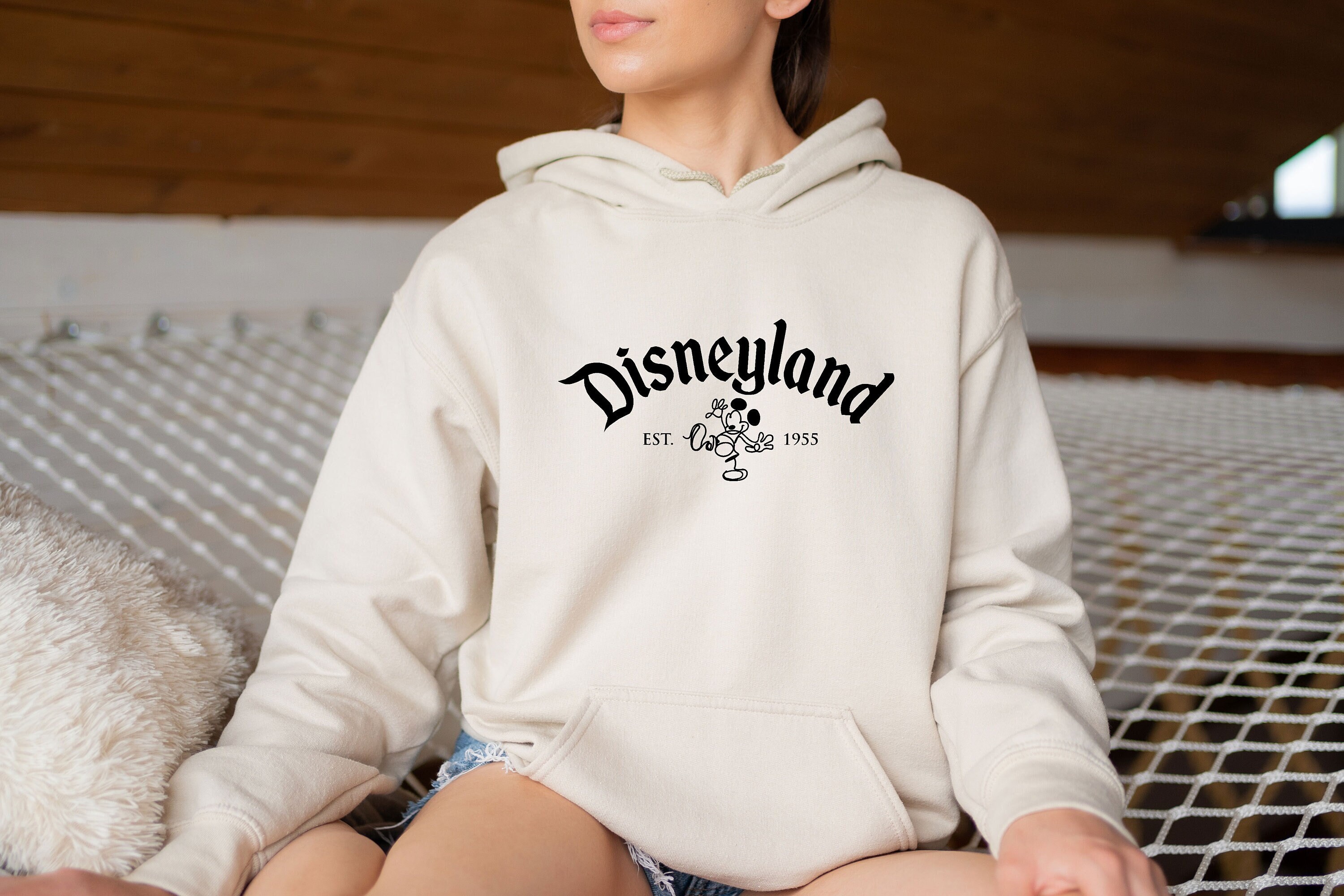 Louis Vuitton Mickey Mouse Glitter Heart Full-Zip Hooded Fleece Sweatshirt