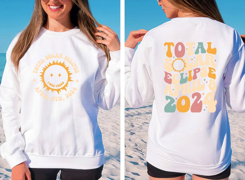 Solar Eclipse 2024 Shirt, April 8th 2024, Total Solar Eclipse Tee