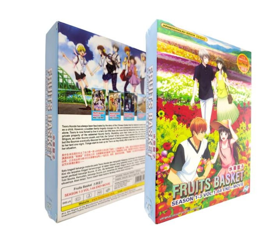 DVD Anime Fruits Basket The Final Season 3 TV Series (1-13 End) English Dub  for sale online