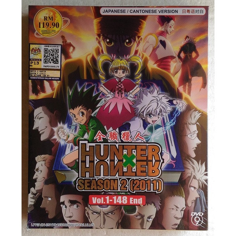 DVD Anime Hunter X Hunter Season 2 (2011) Vol.1-148 End English Dubbed