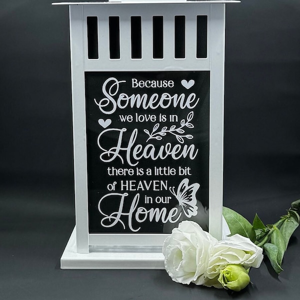 Memorial Lantern | Memorial Candle | Sympathy lantern | Memorial Gift |Remembrance Keepsake | Bereavement Gift | Loss of a Loved one