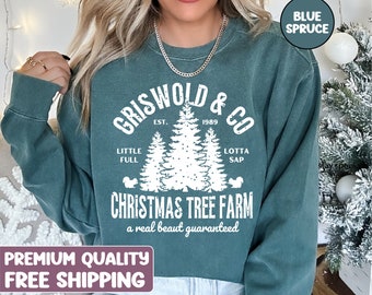 Comfort Colors® Vintage Griswold Christmas Sweatshirt, Christmas Sweater, Christmas classic, Griswold's Sweatshirt, Christmas