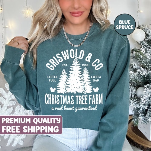 Comfort Colors® Vintage Griswold-kerstsweater, kersttrui, kerstklassieker, Griswold's-sweater, kerst
