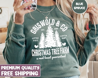 Vintage Griswold Christmas shirt, Comfort Colors® long sleeve, Christmas apparel, Christmas classic, Christmas vintage shirt