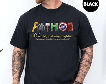 Fathor Shirt, Dad shirt, Shirt for dad, Father's Day Tee Shirt, Dad Gifts from Daughter, Funny Dad Shirt, Comfort Colors