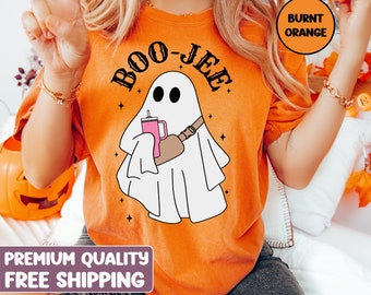 Halloween Ghost tshirt, Boo Jee Shirt, Boo Shirt, Spooky Ghost tee, Spooky Season Ghostshirt, Spooky Vibes Shirt, Halloween Gifts