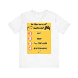 Yellow Gaming Unisex Jersey Short Sleeve Tee