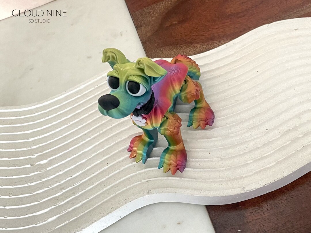 Articulated Dog Toy, Cute Puppy Fidget Toy, Articulated Fidget Toy, Fun ...