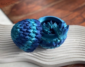 Mystery Dragon Egg, Baby Crystal Dragon, Articulated Dragon, Dragon Fidget Toy, Fun Gift for Dragon Lovers, Baby Dragon Egg