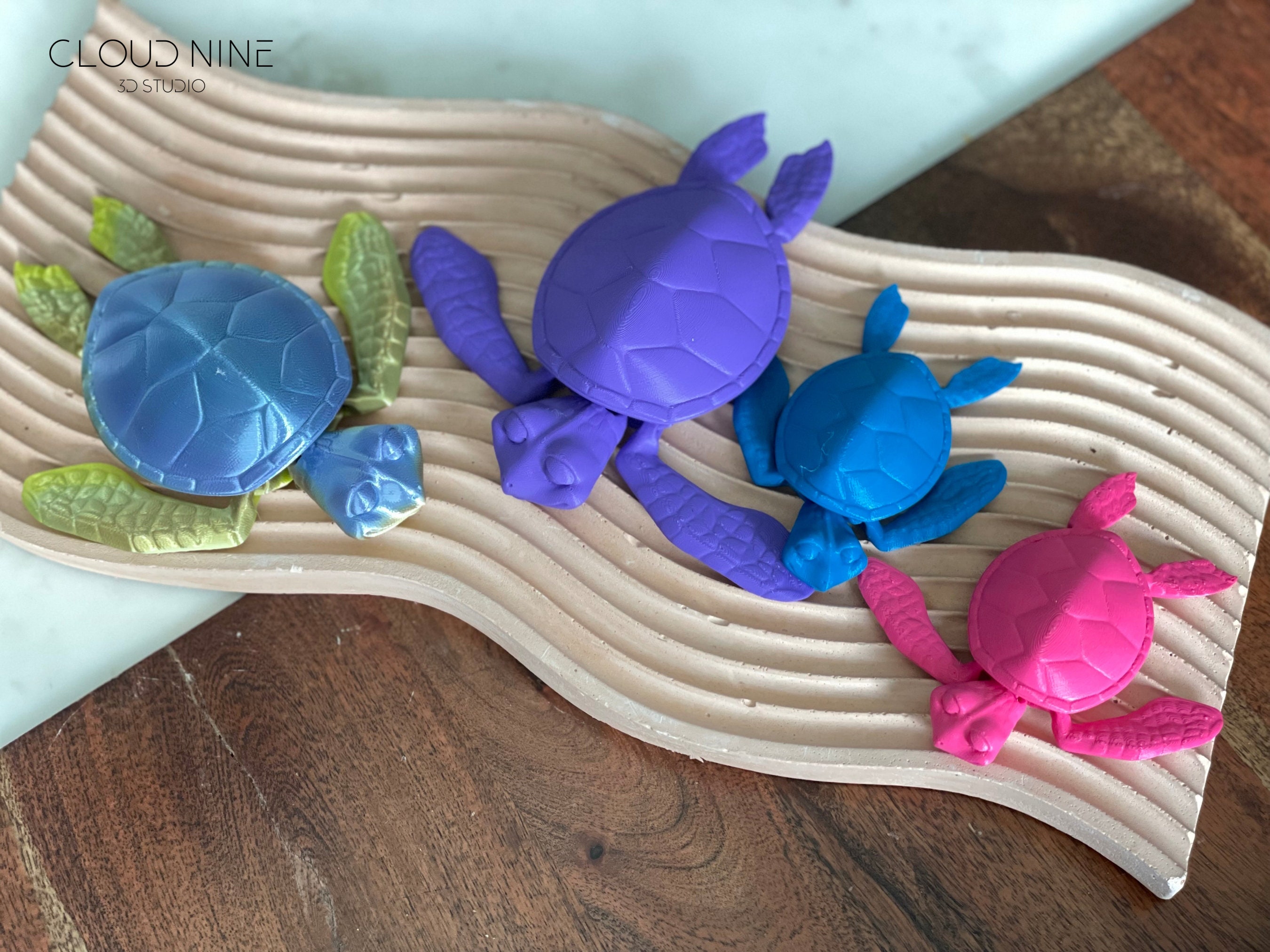 Articulating Flexi Sea Turtle Fidget Toy Desk Decoration Fun - Etsy