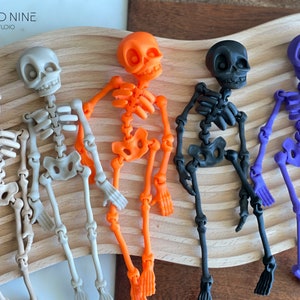 Flexi Articulated Skeleton, Articulated Flexible Skeleton, Car rear mirror gift, Office Desk Decoration, Holiday Gift, Halloween Decoration