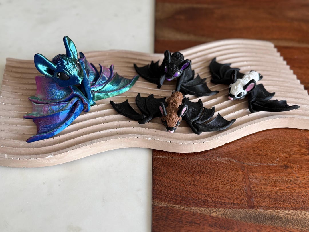 Articulated Cute Bat, Adorable Bat Fidget Toy, Party Favors, Stocking ...