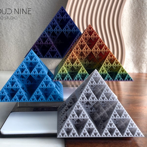 Fractal Pyramid, Sierpinski Octahedron, Sierpinski Triangle