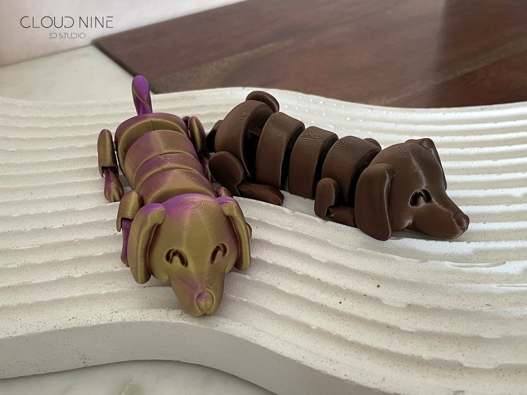 Modèle articulé flexible Capybara | Jouet de bureau animal agité imprimé en 3D - France