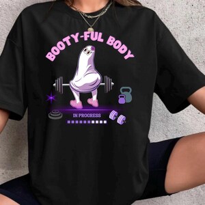 Booty-ful Body Gost, Workout ghost, booty ghost  PNG