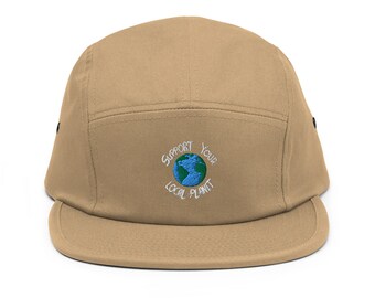 Support Your Local Planet Embroidered Five Panel Cap - Yupoong