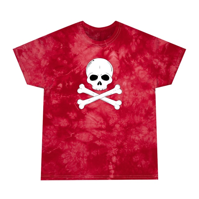 Skull & Bones - Tie-Dye Tee - Crystal