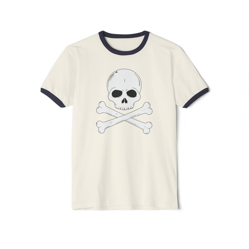 Skull and Bones T-shirt unisexe à col rond image 3