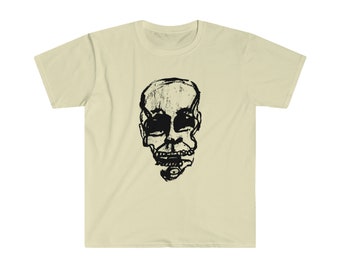 Abstract Skull - Unisex Softstyle T-Shirt