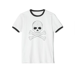 Skull and Bones T-shirt unisexe à col rond image 4