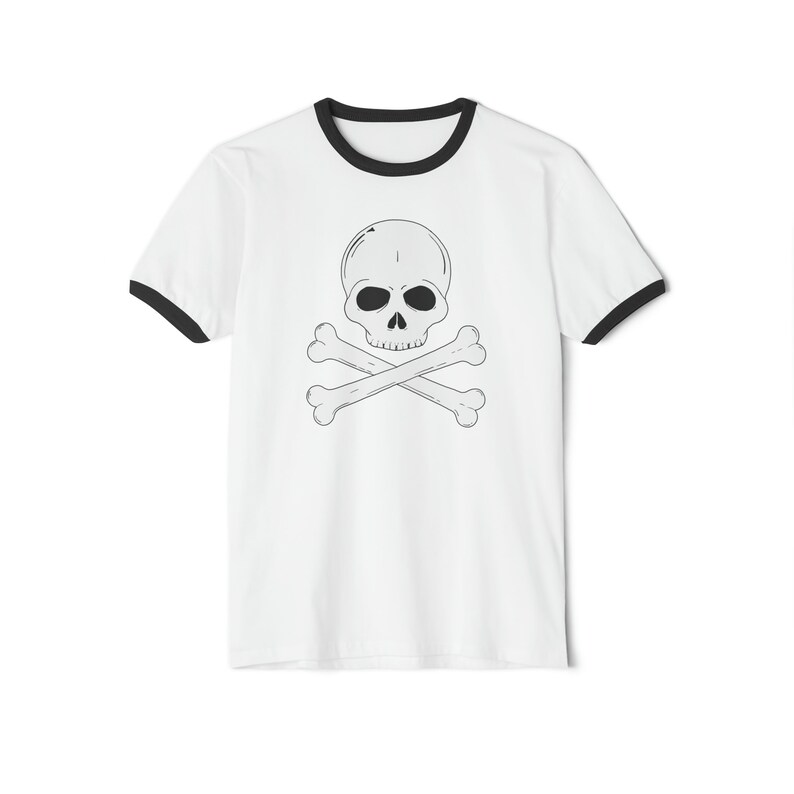 Skull and Bones T-shirt unisexe à col rond image 4